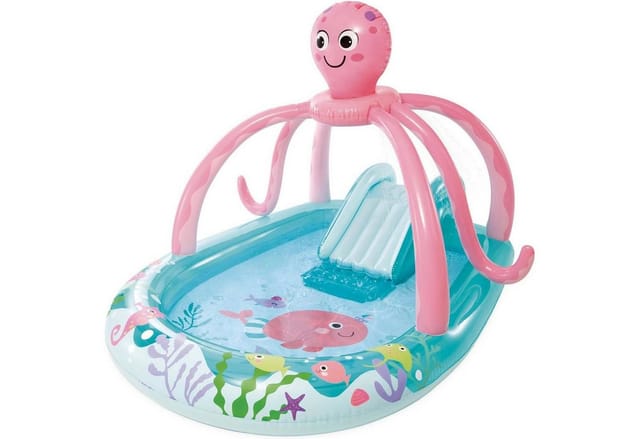 INTEX 56138NP - Playcenter - Friendly Octopus (234x183x15cm) Planschbecken Spielcenter