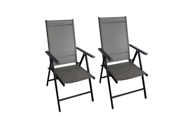 CHILLROI Klappsessel Aluminium 2er Set Gartenstuhl klappbar Campingstuhl