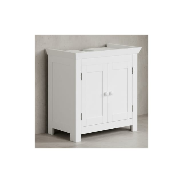 KADIMA DESIGN Klassischer Landhausstil Waschbeckenunterschrank, 50x25x41 cm, MDF - Stabil & Geräumig
