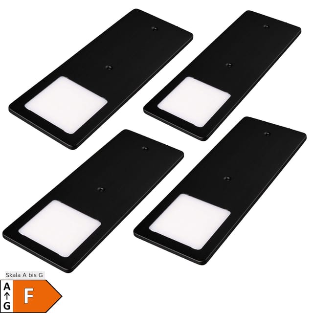 4er Set Unterbauleuchte TooFlat warmweiß
