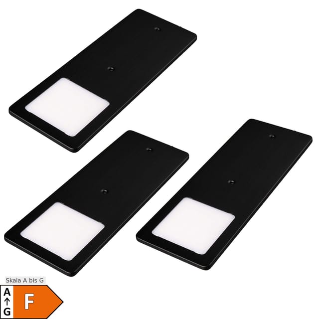 3er Set Unterbauleuchte TooFlat neutralweiß