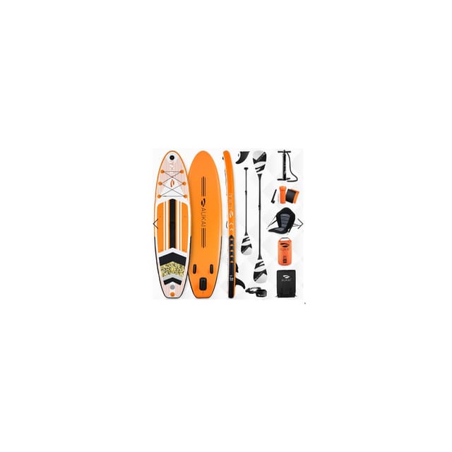 Stand Up Paddle Board "AUKAI Pro" mit Kajak-Sitz orange