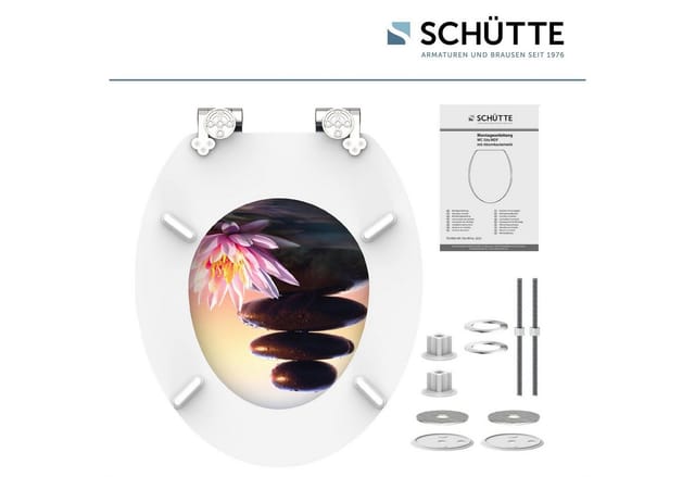 SCHÜTTE MDF WC-Sitz SUNSET DREAM, mit Absenkautomatik