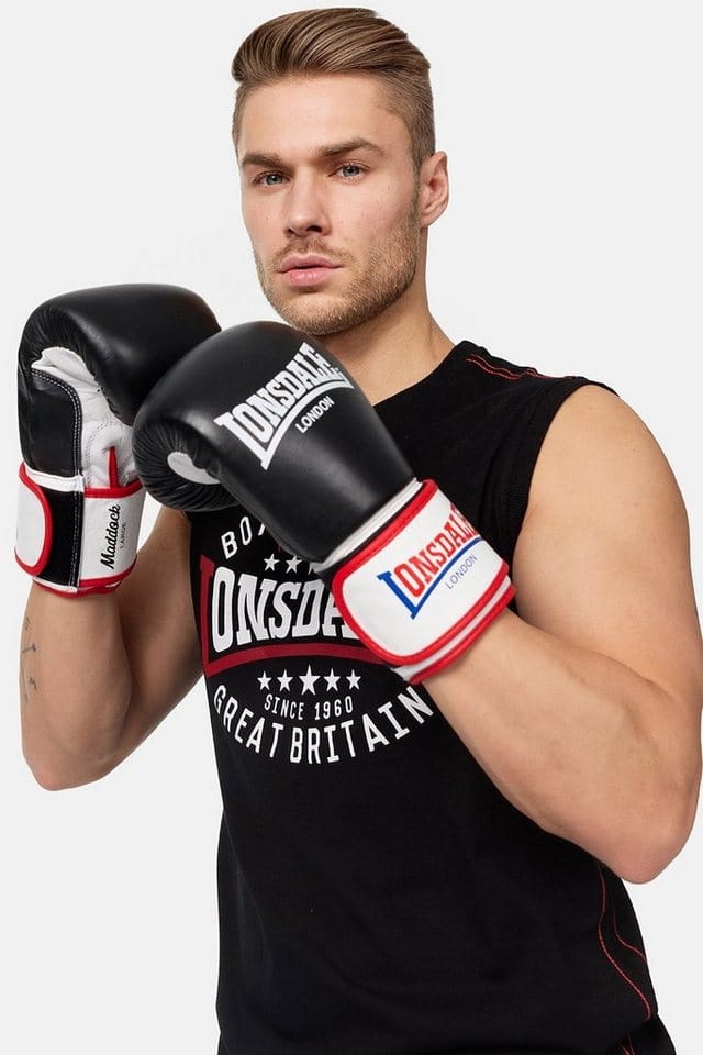 Lonsdale Boxhandschuhe aus Leder MADDOCK