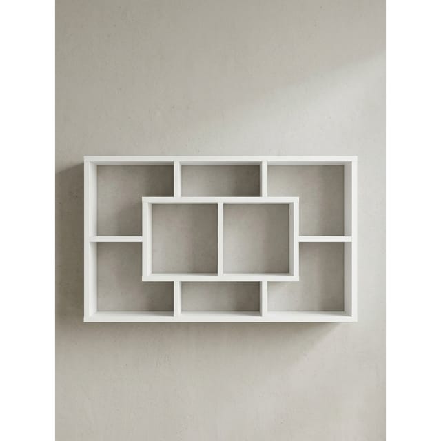 KADIMA DESIGN Wandregal RUR: Modernes Design, MDF, 85x47.5x16 cm, melaminharzbeschichtet