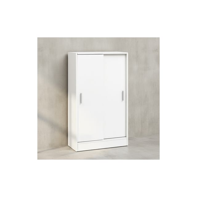KADIMA DESIGN Aktenschrank aus Holz, modern, wasserabweisend, kratzfest, 60x107,5x28,5 cm.