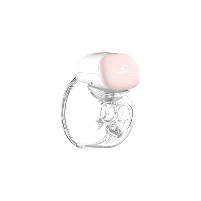 Lorelli elektrische Milchpumpe Hands free 240ml USB Touchscreen 3 Modi 10 Stufen rosa