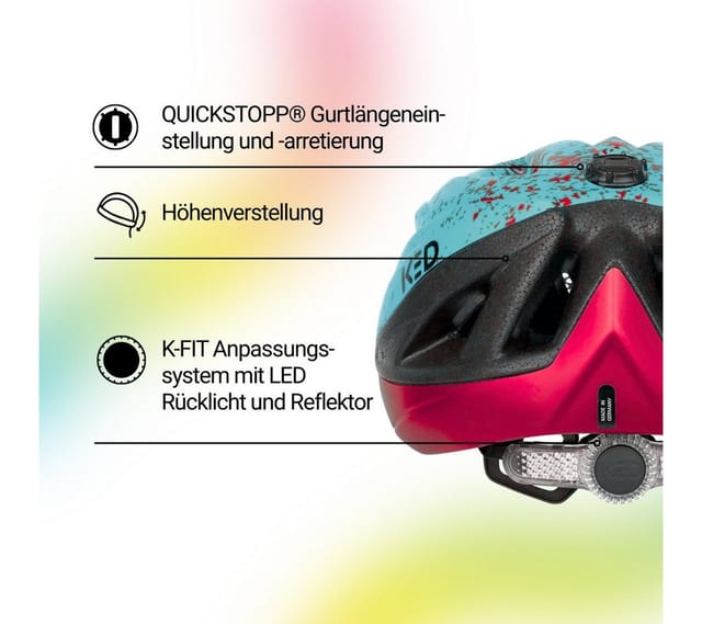 KED Kinderhelm Street Jr. Pro, pink