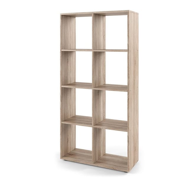 VICCO Raumteiler SCUTUM 8 Fächer Eiche Sonoma - Bücherregal Wandregal Standregal