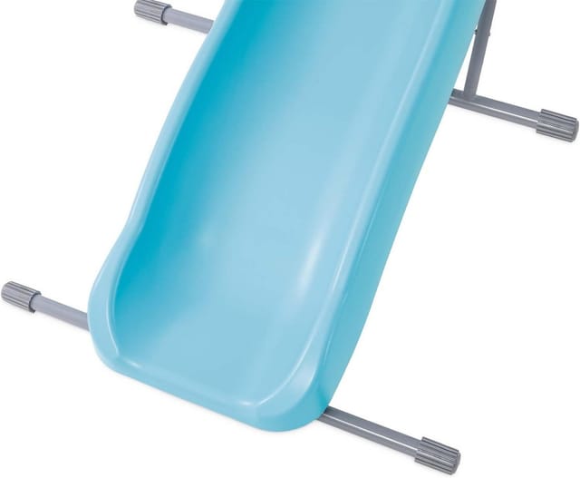 INTEX 44106 - Rutsche (blau, 196x84x119cm) Gartenrutsche Kinderrutsche Slide freistehend