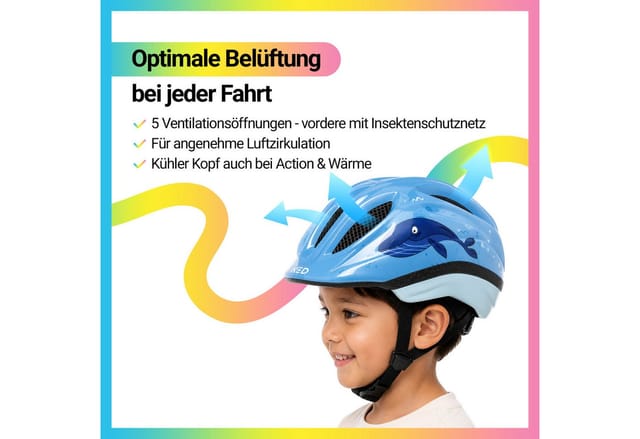 KED Kinderhelm MEGGY II TREND, WHALE GLOSSY