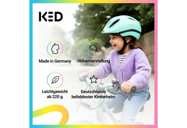 KED Kinderhelm MEGGY II TREND , Bright Aqua