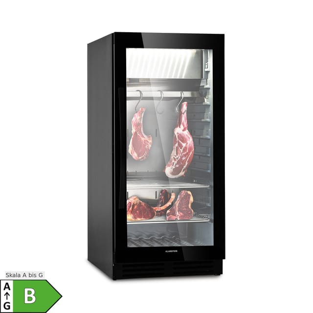 Steakhouse Pro 233 Onyx Fleischreifeschrank 1 Zone 233 L 1-25°C Touch Panorama Schwarz