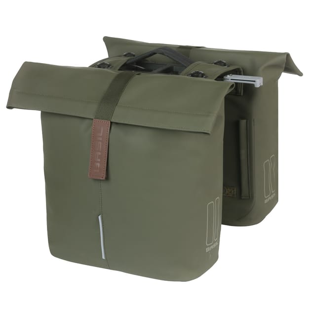 BASIL Doppelpacktasche "City" MIK , moosgrün