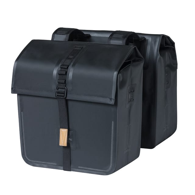 BASIL Fahrrad- Doppelpacktasche Urban Dry, matt black