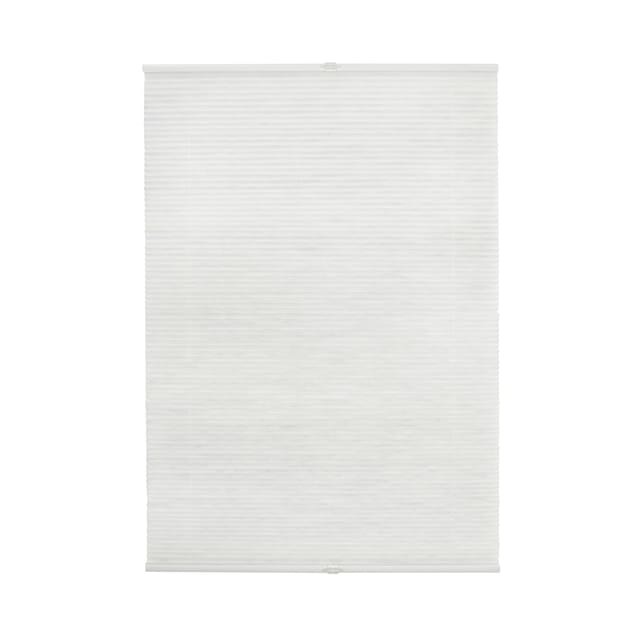 Ondeco Wabenplissee verspannt Klemmträger ohne Bohren Klemmfix Blickdicht Sonnen-Schallschutz Farbe: weiss, Größe: 80x210 cm