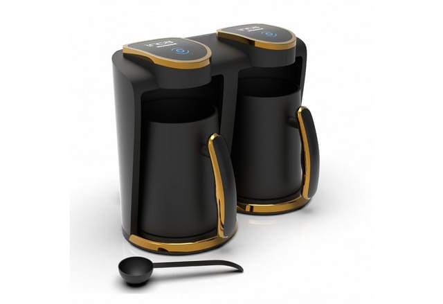Turkische Kaffeemaschine Duo Wonder Serie IKM-02 Mokka