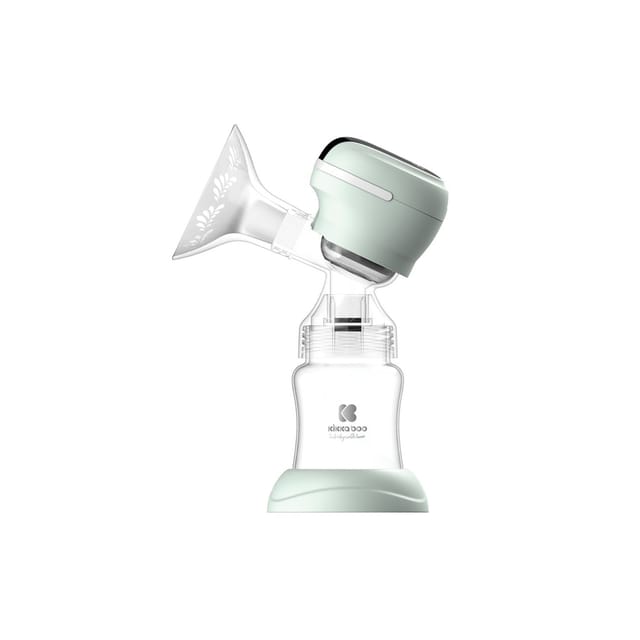 Kikkaboo elektrische Milchpumpe Leia Plus, Speicherfunktion, LED-Touchscreen hellgrün