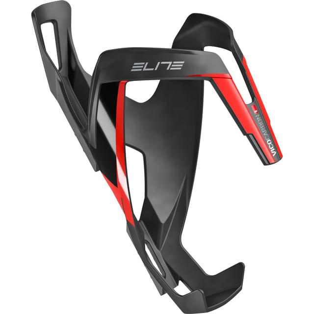 Flaschenhalter Vico Carbon, Schwarz/Rot