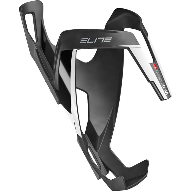 Flaschenhalter Vico Carbon, Schwarz/Weiß matt