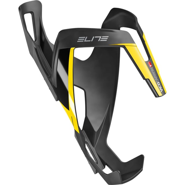 Flaschenhalter Vico Carbon, Schwarz/Gelb