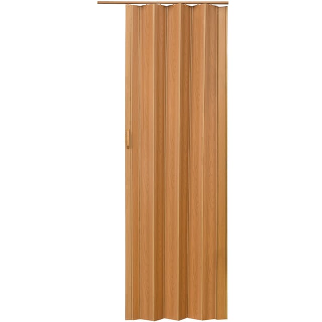 tectake® Falttür, Doppelwandprofil mit Schiebegriff, mit Magnetverschluss, 80 x 203 cm