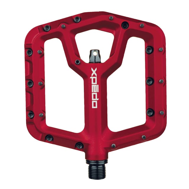 MTB/Plattform Pedal TRIDENT, rot, 9/16