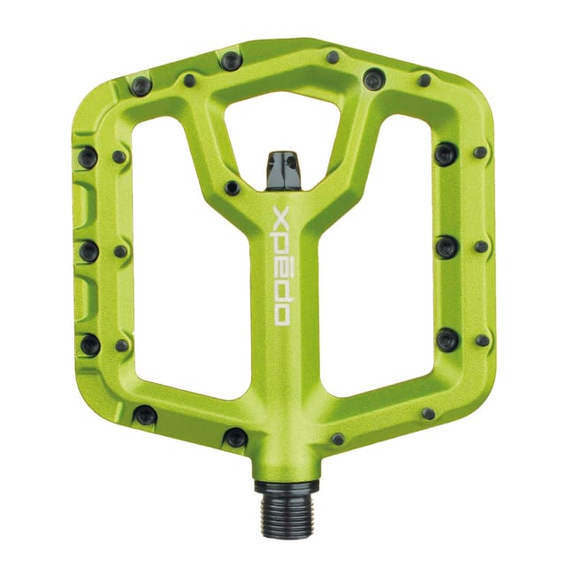 MTB/Plattform Pedal TRIDENT, limegreen, 9/16