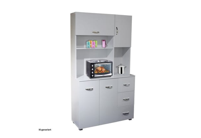 HTI-Living Küchenschrank Weiß Blanca