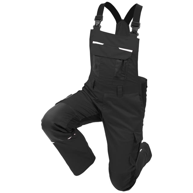 QUALITEX HIGH QUALITY WORKWEAR Latzhose IND black beauty Herren: 29
