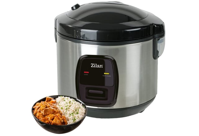 Zilan Reiskocher 500W 1.5L Warmhalte- und Abschaltfunktion Edelstahl
