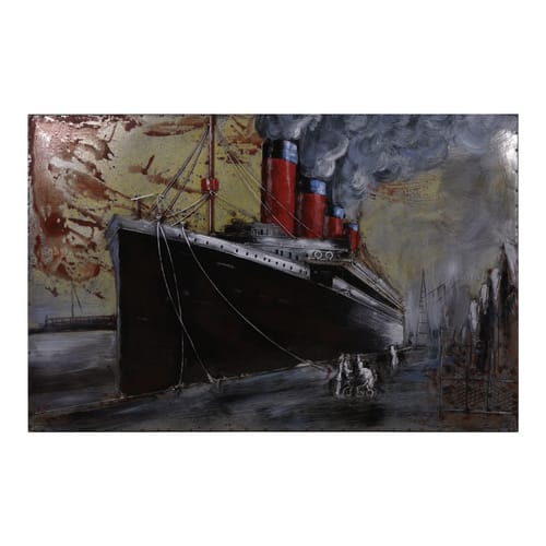 Harms Import & Vertriebs GmbH & Co. KG - 3D Metallbild Schiff