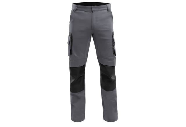 QUALITEX HIGH QUALITY WORKWEAR Bundhose PRO+ grau/schwarz Herren: 110