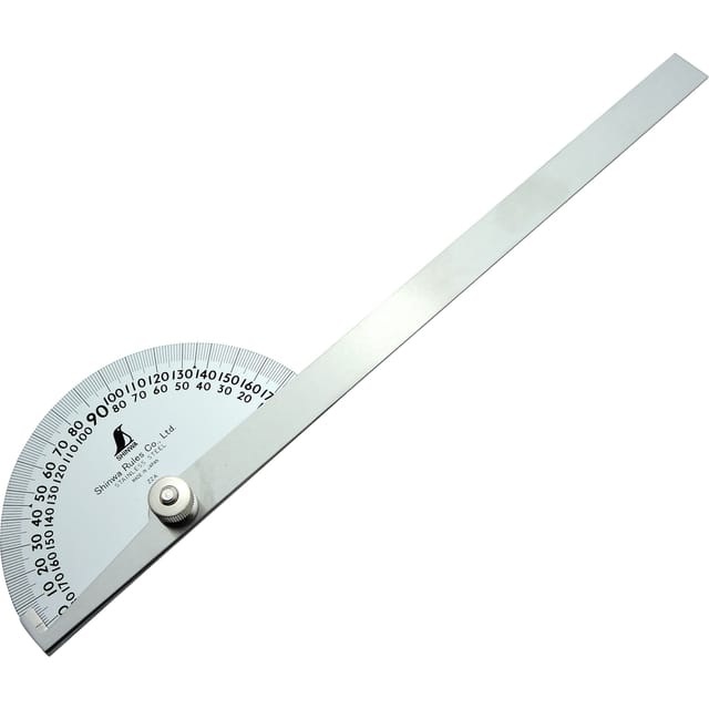 Shinwa 62774 Gradmesser No.30, Winkelmesser 120°, 15cm