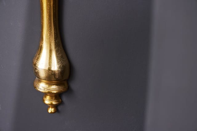 riess-ambiente Wandkonsole SCALA - 60cm gold Metall Wandregal handmade Wanddekoration Barock