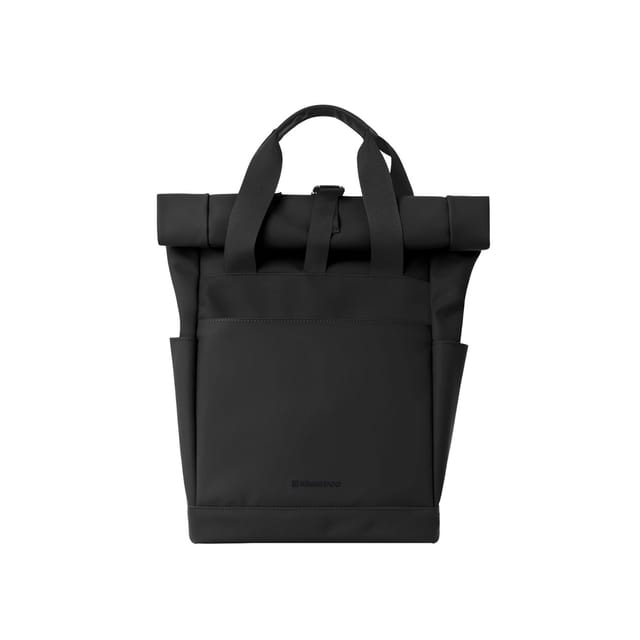 Kikkaboo Wickeltasche Cerise Rucksack Reißverschluss wasserfest Wickelunterlage schwarz