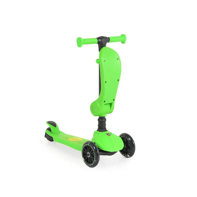 Moni Kinderroller 2 in 1 Lamborghini Laufrad, Lenkerhöhe verstellbar, klappbar grün