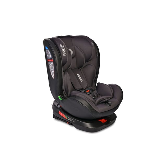 Lorelli i-Size Kindersitz Nebula (40-150cm) Isofix, 360° drehbar, verstellbar schwarz