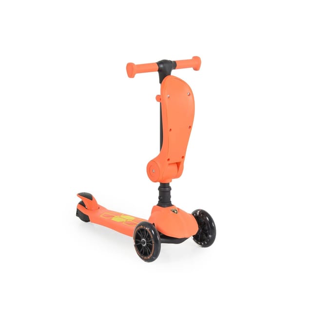 Moni Kinderroller 2 in 1 Lamborghini Laufrad, Lenkerhöhe verstellbar, klappbar orange
