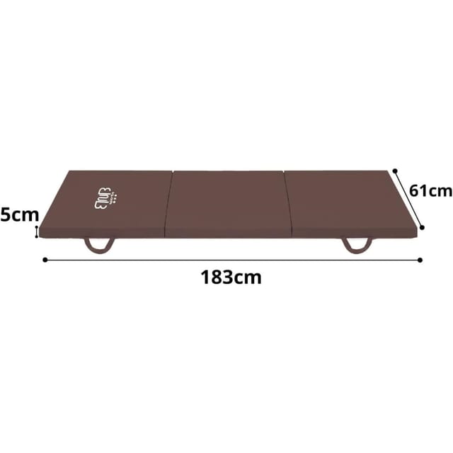 Sportmatte Premium Tri-Folding Thick Gymnastic Mat & Home Sports