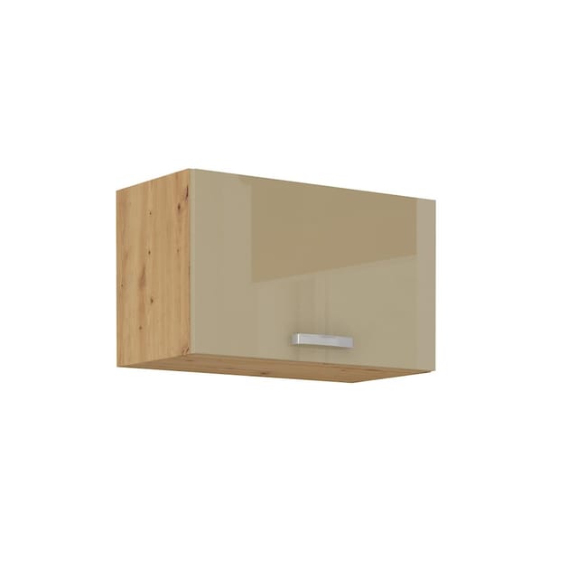 Hängeschrank 60 Eiche Artisan Cappuccino Hochglanz Küchenzeile Küchenblock Küche