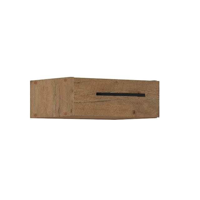 Vigo Unterbau Schubkasten 40 cm für Hängeschrank Eiche Lancelot Matera Grau