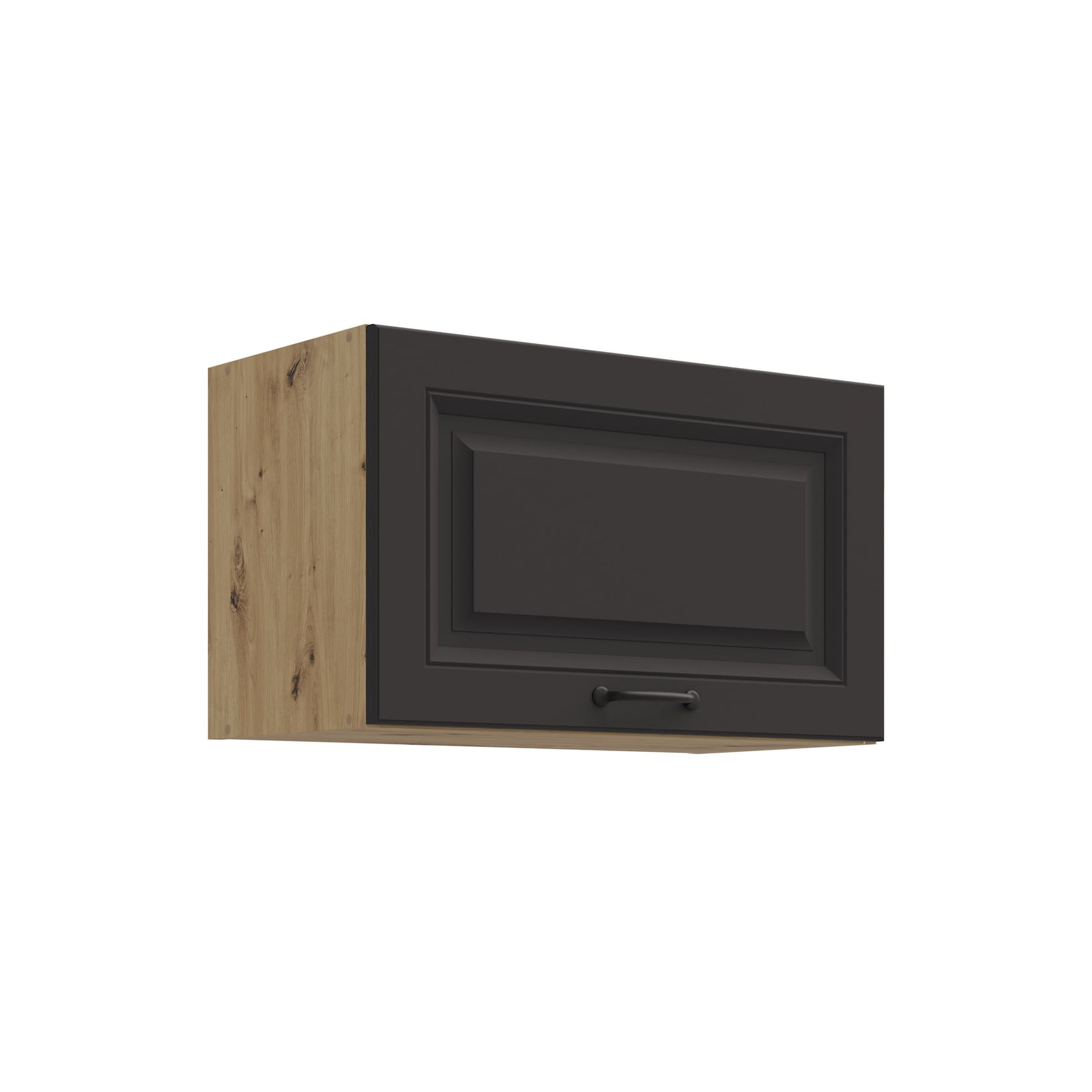 Hängeschrank 60 cm Stilo Grau + Eiche Artisan Küchenzeile Küchenblock Küche