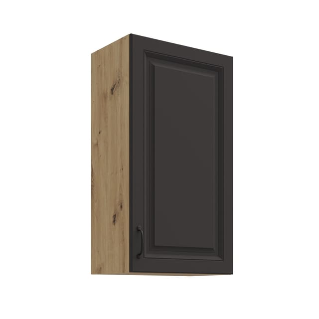 Hängeschrank 50-90 cm Stilo Grau + Eiche Artisan Küchenzeile Küchenblock Küche
