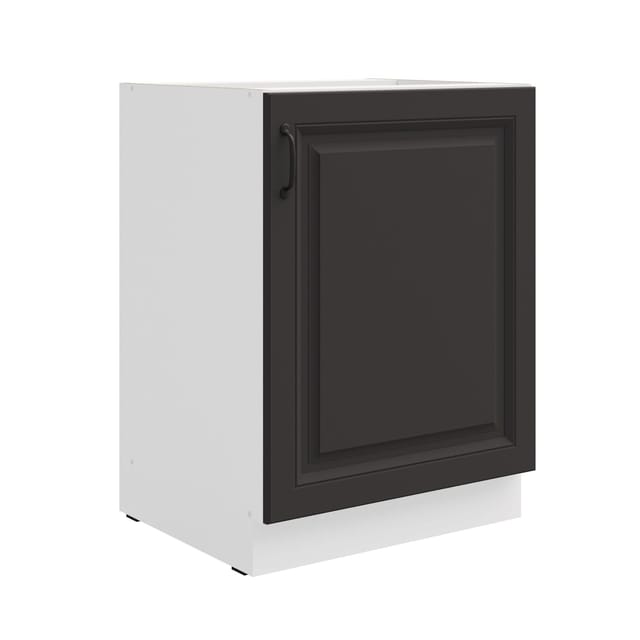 Unterschrank 60 cm Stilo Grau Küchenzeile Küchenblock Küche Landhaus Einbauküche