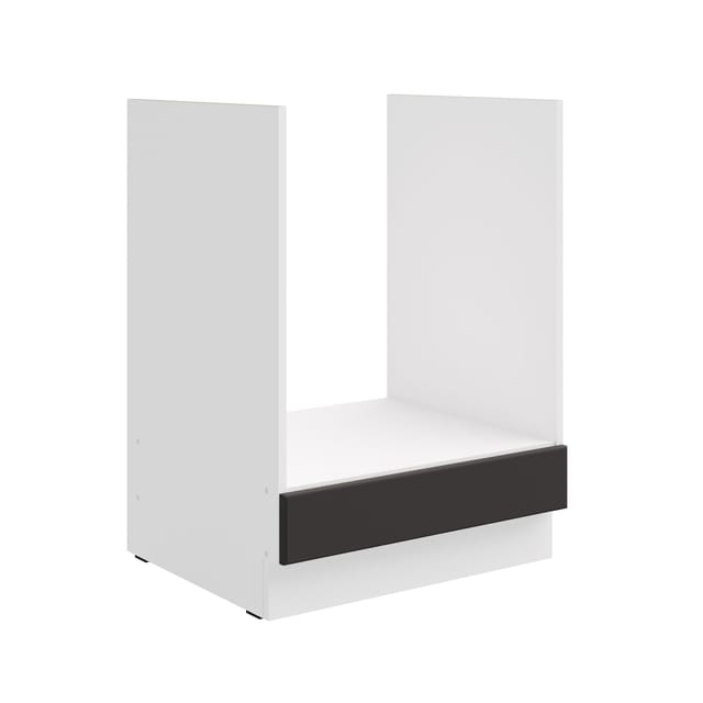 Herdunterschrank 60 cm Stilo Grau Weiss Küchenzeile Küchenblock Küche Landhaus