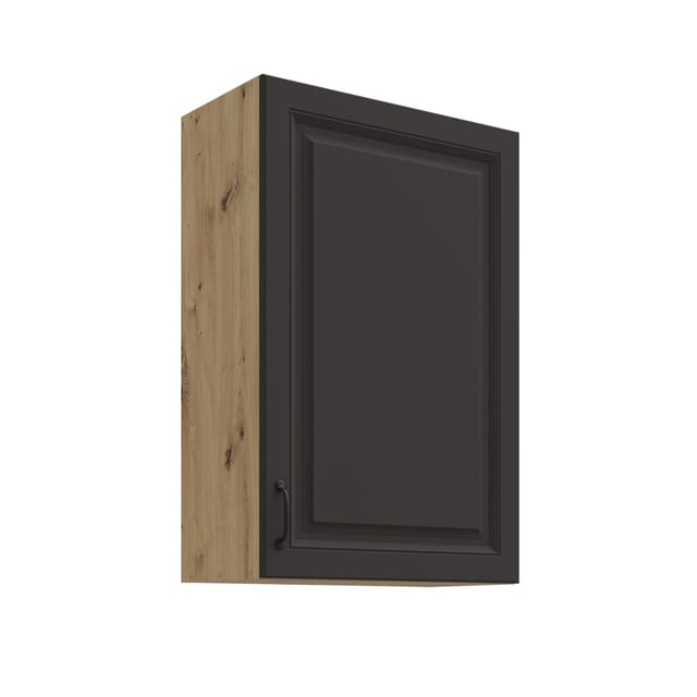 Hängeschrank 60 cm Stilo Grau Küchenzeile Küchenblock Küche Landhaus Höhe 90 cm