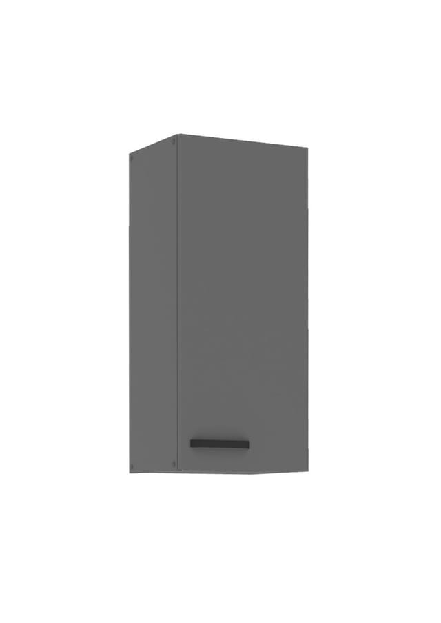 Küche NESSA Hängeschrank 40 cm Anthrazit Küchenzeile Küchenblock Einbauküche