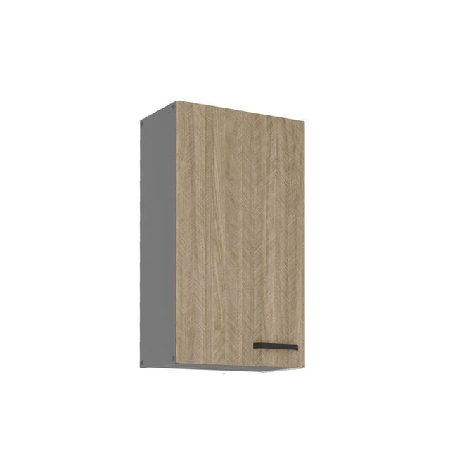 Küche SCANDI Hängeschrank 50 cm Fischgrät Küchenzeile Küchenblock Einbauküche