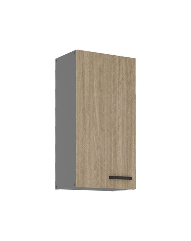 Küche SCANDI Hängeschrank 45 cm Fischgrät Küchenzeile Küchenblock Einbauküche